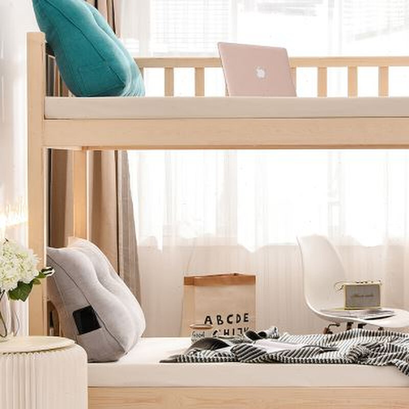 学生宿舍床头靠垫靠背护腰软包三角垫12m上下铺单人寝室床上靠枕