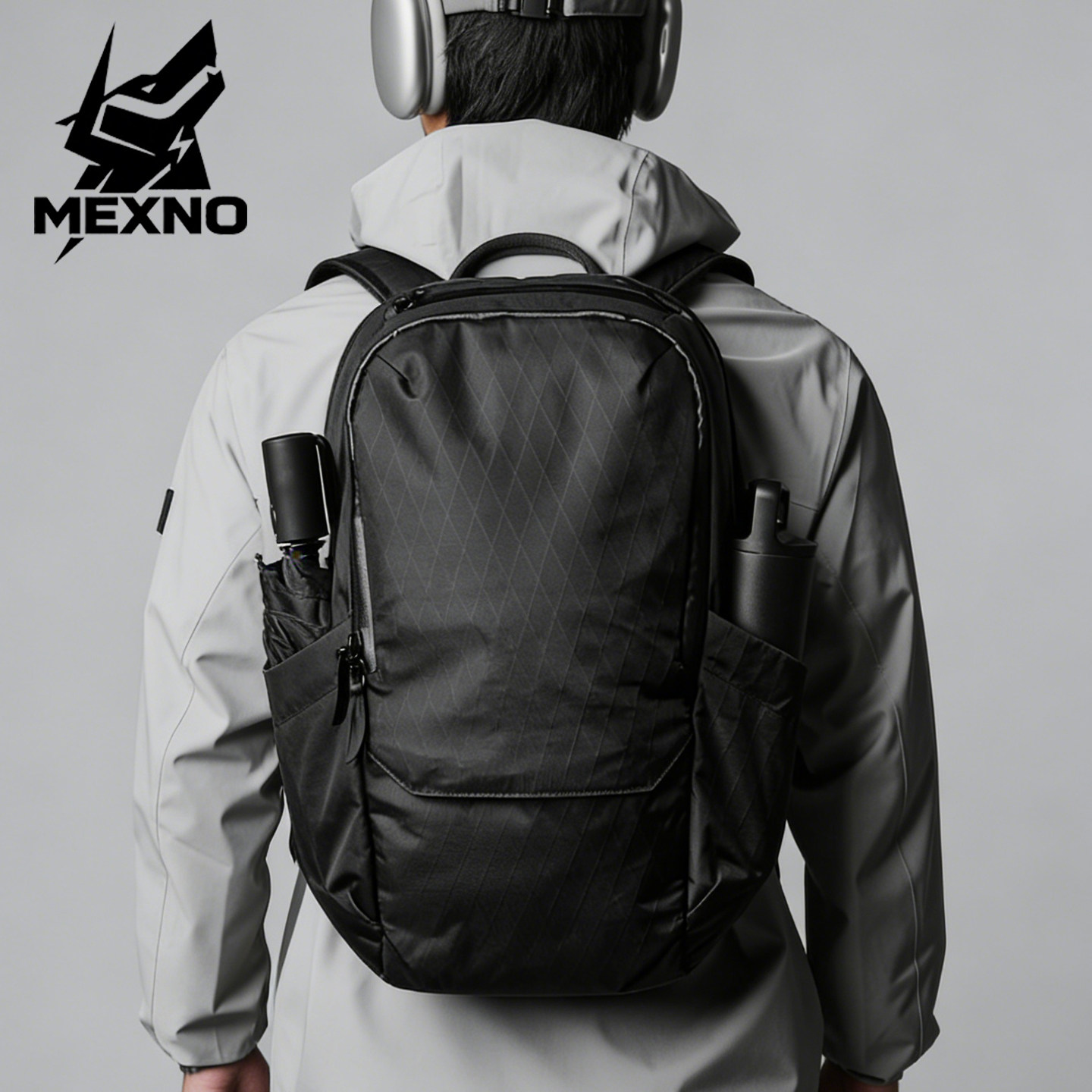 新款商务通勤双肩包男士机能休闲户外旅行背包多功能电脑防水书包