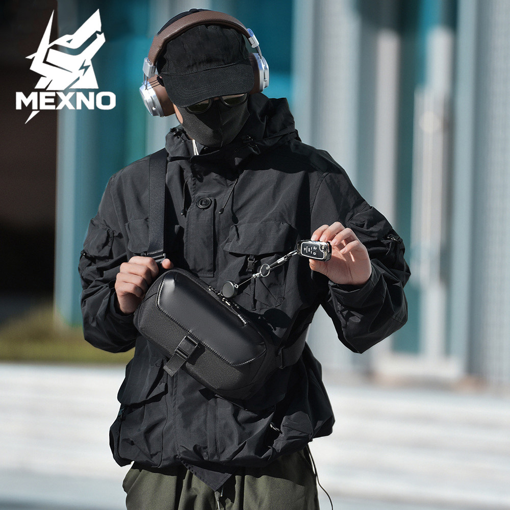 MEXNO梅克奴新款机能运动斜挎包