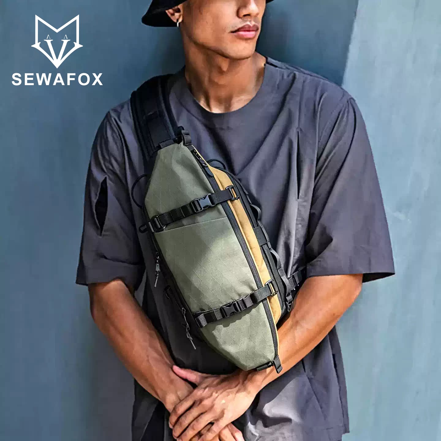 SEWAFOX塞瓦狐户外机能休闲胸包
