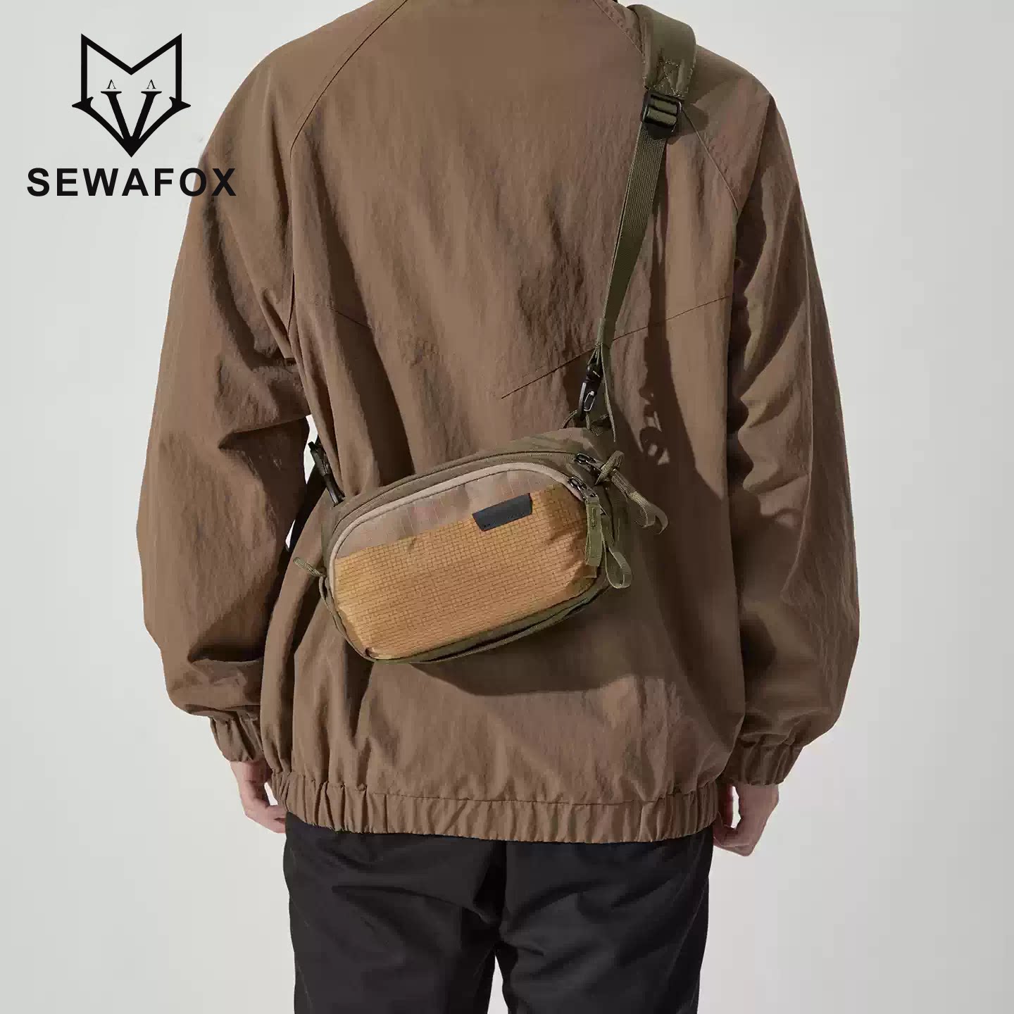 SEWAFOX塞瓦狐男士机能单肩包