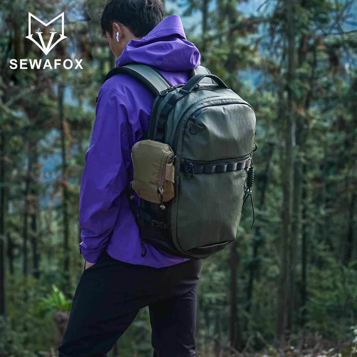 SEWAFOX塞瓦狐男款大容量背包图片