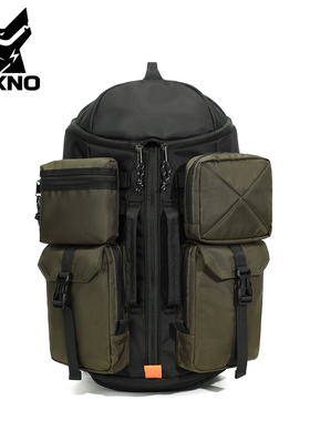 运动潮牌出差旅游大容量机能双肩包男生旅行登山电脑书包户外背包