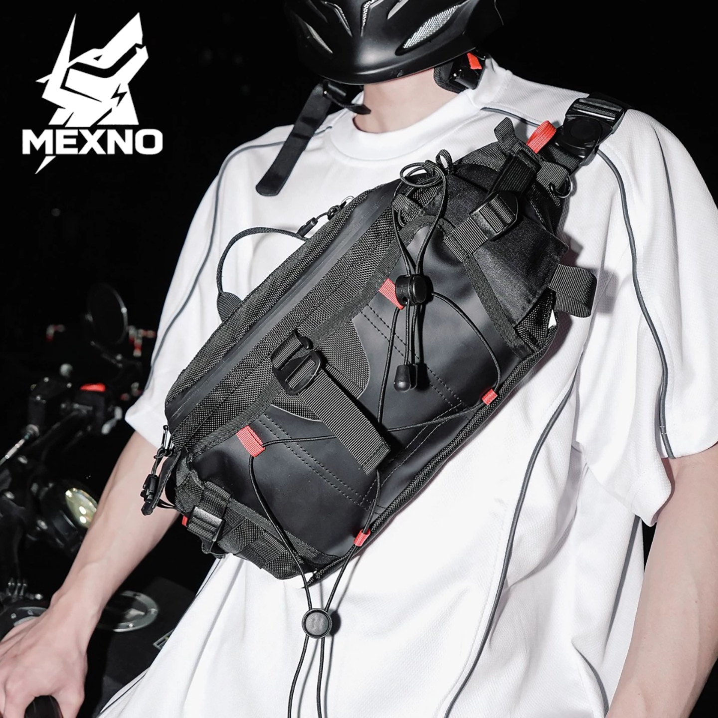 MEXNO梅克奴男士通勤机能胸包