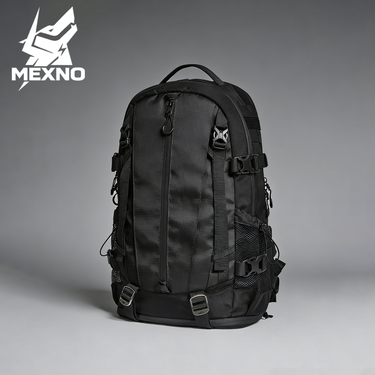 机能户外男款防水大容量休闲徒步登山双肩包新款男士出差旅行背包