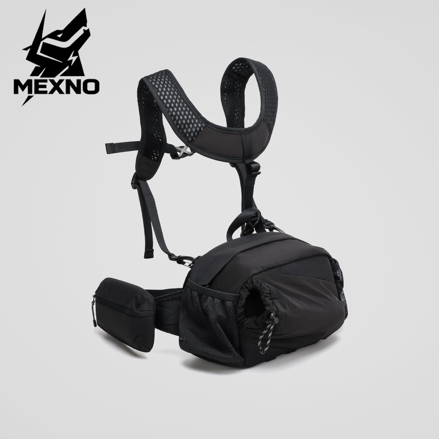 户外徒步登山斜挎包防水男女多功能腰包大容量轻便运动骑行双肩包