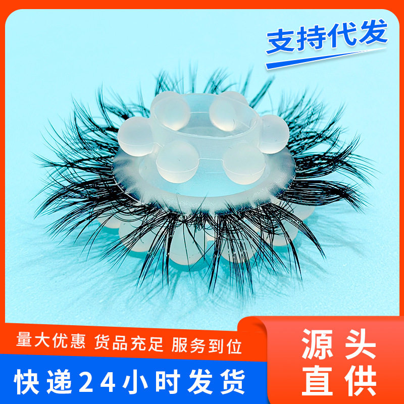 羊眼毛圈儿套马毛男士马尾硅胶圈入珠硅胶不断毛新款羊眼毛圈马环
