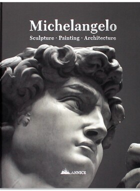 封面随机发 大开本英文  米开朗基罗雕刻、绘画和建筑全集大师艺术画册画集书籍Michelangelo:Sculpture·Painting Architecture