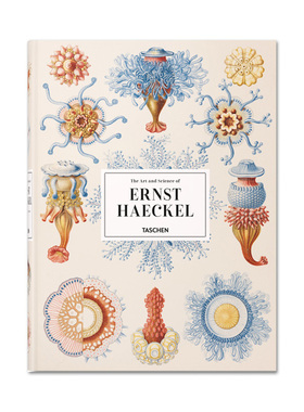 英文原版 The Art and Science of Ernst Haeckel德国博物学家恩斯特海克尔E.Haeckel自然生物动植物手绘插画设计手稿彩图艺术画册