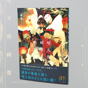 现货 日文原版 暗天街绮想夜曲 日本画师壶也作品 暗天街系列第2作 日本动漫全彩绘画插画集书籍