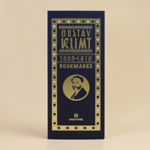 克里姆特书签50张经典绘画作品集书签礼物文艺礼盒套装 大师绘画作品创意书签礼品套装 克里姆特画集书签 个性精美文创书签