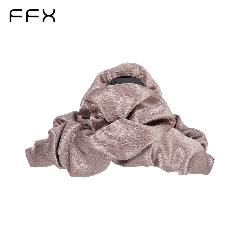 【夏若妍同款】弗弗西FFX褶皱后脑勺抓夹尚蒂高级感慵懒风鲨鱼夹