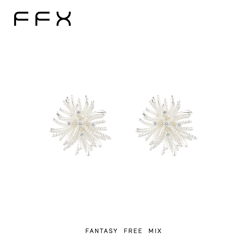 【元气珠珠专享】FFX【烟花系列】高级璀璨烟花绽放唯美耳钉