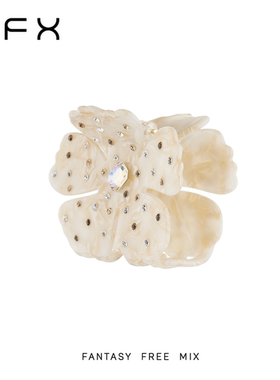 【夏天粉丝专享】FFX弗弗西【花与爱丽丝】高级感醋酸板材闪抓夹