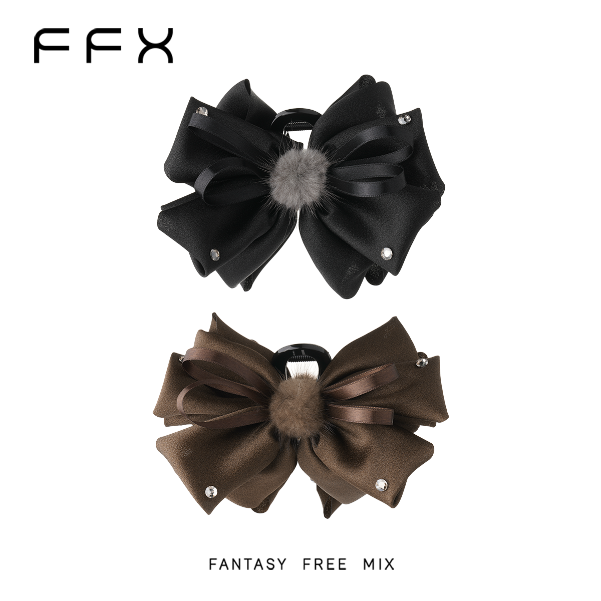 弗弗西【流光蝶影】时尚蓬松抓夹