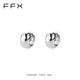 弗弗西FFX通体925纯银 耳钉小耳扣耳饰睡觉免摘耳圈女耳环 小金豆
