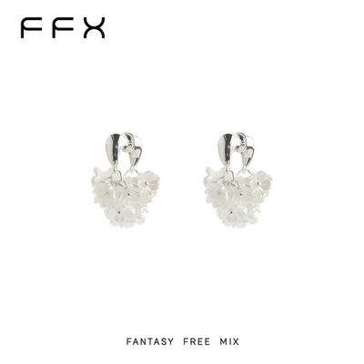【草莓粉丝专享】弗弗西FFX【花开漫天】花朵流苏多戴前后塞耳环