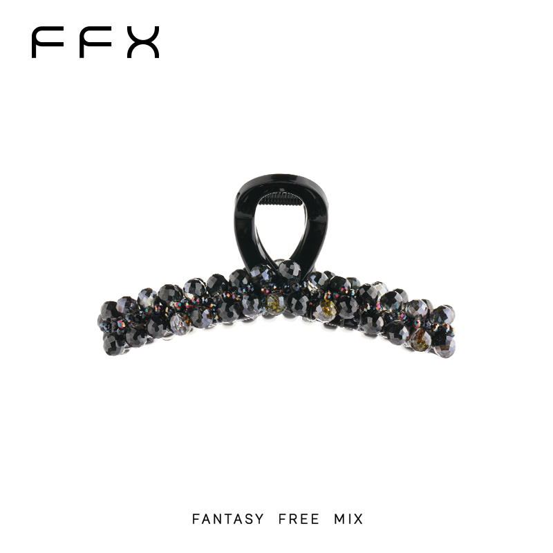 弗弗西FFX[冰境]轻奢时尚手工水晶抓夹精致高端发夹独特漂亮发饰