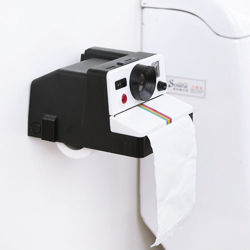 优选Camera Tissue Box复古相机纸巾盒家用卷纸盒照相机卷筒纸巾