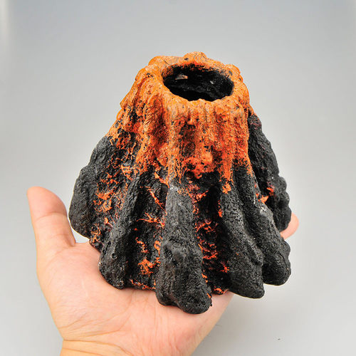 优选仿真火山 仿真树脂工艺品山 水族箱装饰摆设 鱼缸造景假山大