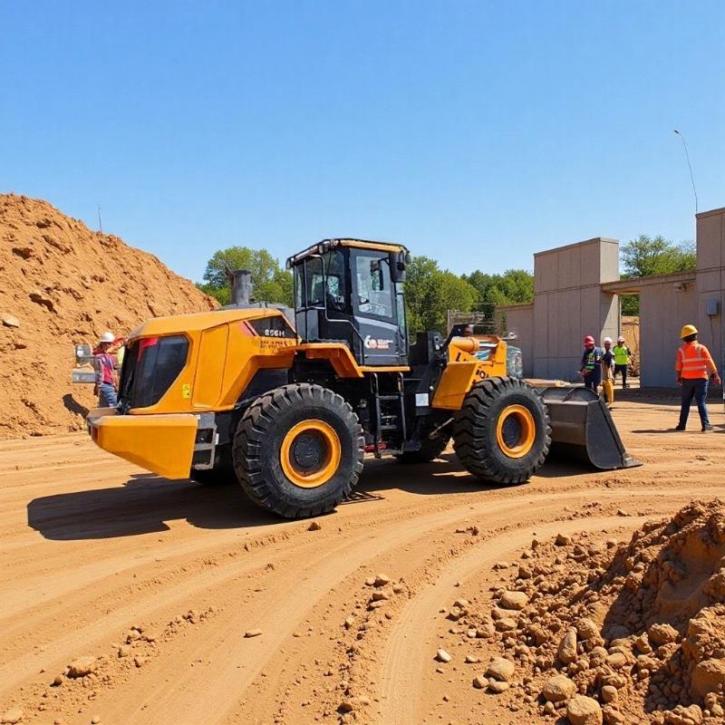 柳工装载机CLG856H 5吨铲车3立方铲斗直供外贸