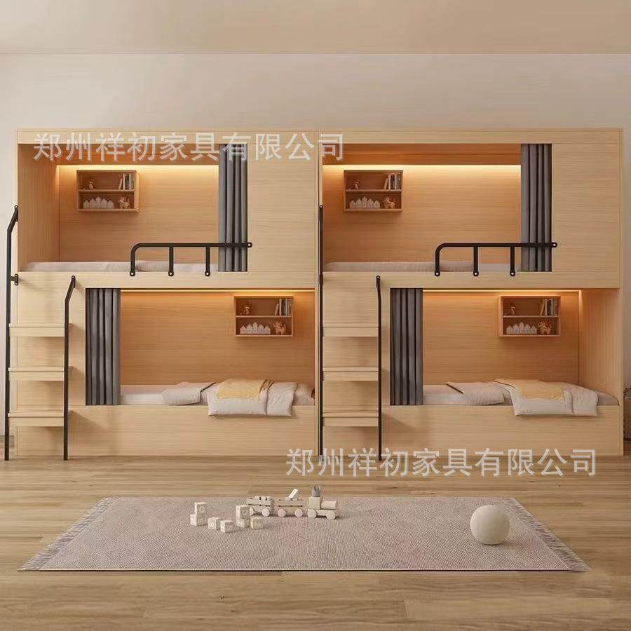太空舱上下床公寓床青旅民宿旅社上下铺员工宿舍上下床学生床厂家