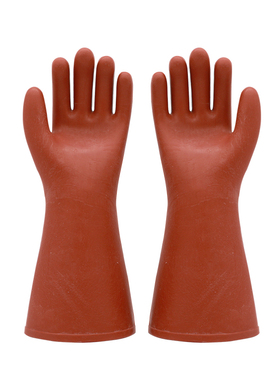 双安 10KV绝缘手套 防电劳保橡胶手D套 1级耐压3000V电工专用手套