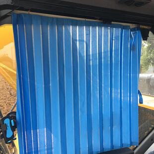 公车怪手吊车工程车遮阳防晒成品窗帘布免打孔驾驶室折叠车窗帘