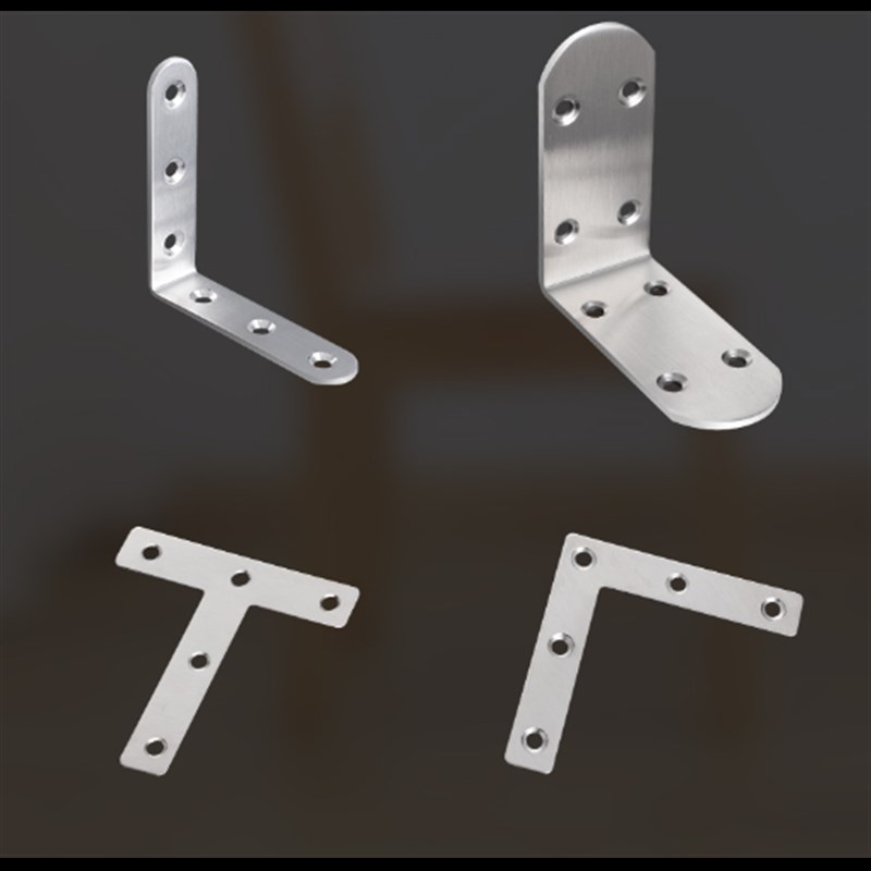 不锈钢角b码90度直角固定器三角铁支架连接件片加固五金l型层板托