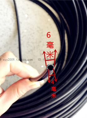 汽车尼龙管气喇叭高压气t管油管耐高温耐酸碱腐蚀改装汽油管6MM