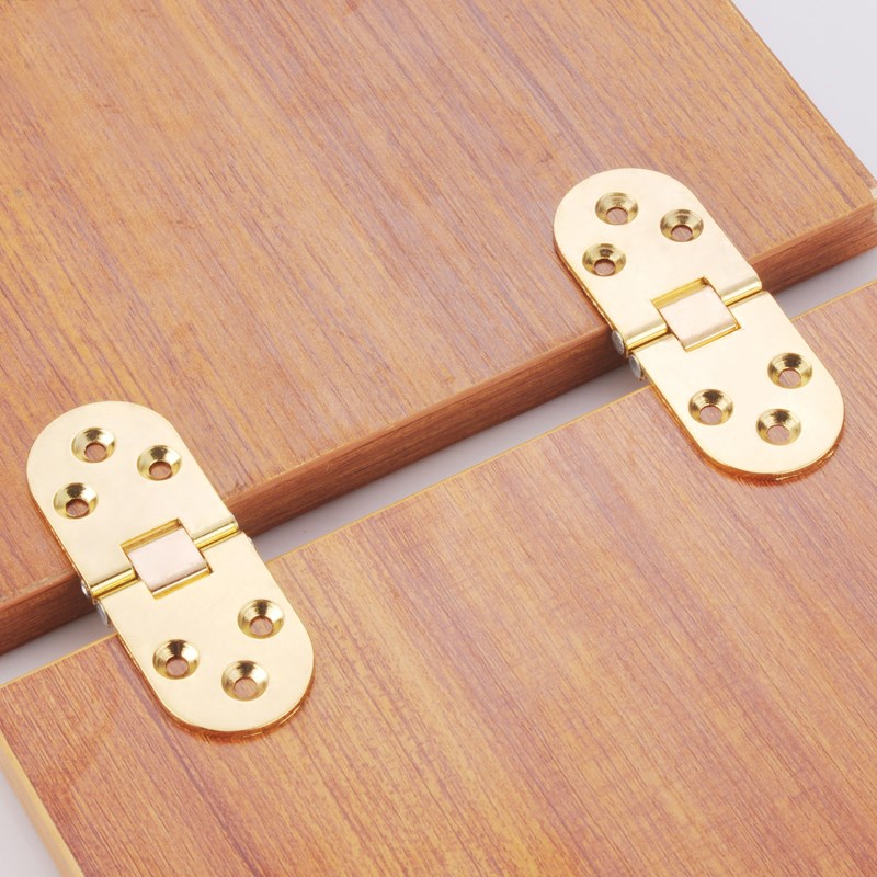 翻板合页加厚锌合金暗藏铰链半圆C折叠餐桌门窗台面金属翻版小合