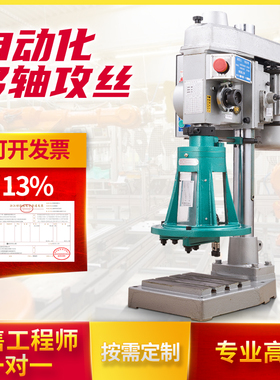 4508攻牙机全自动齿轮式电动自动攻丝机高精度6516多X轴器多头定