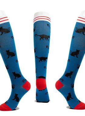 women pressure calf leisure socks and legs men socks animal