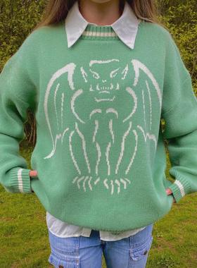 millennium sweet knited pullover black pink  off shoulder