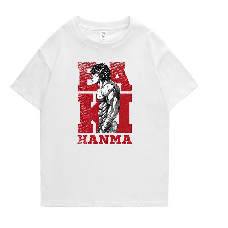 men womens -shirt baki the grappler fitness training