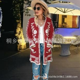 cardigan jackets sweater jacket jacquard new ladies