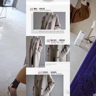 faced fleece medium season length women double for Off coat