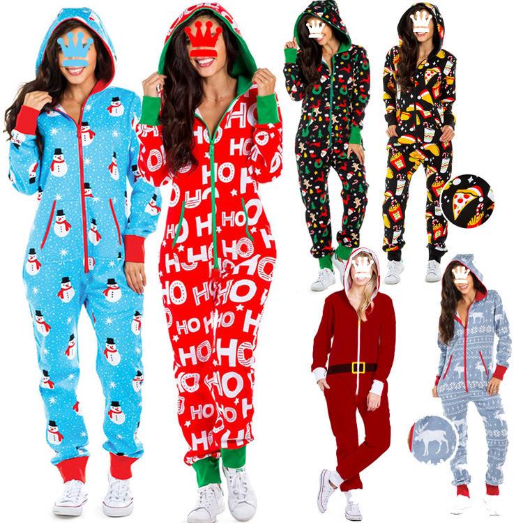 nightie long pyjama cute sexy xmas jumpsuit pajamas romper