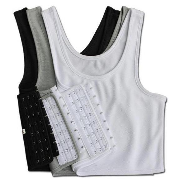 Three-row hook short sports chest binder healthy shaping