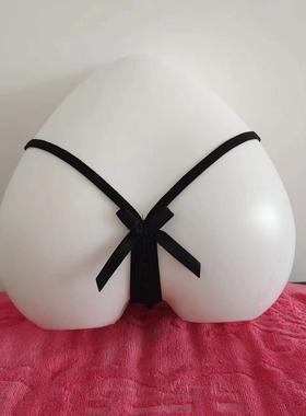 Simple seamless bikini girl ice silk thong sexy bottom thin