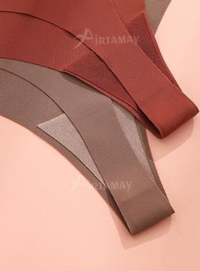 women for thong sexy one-piece nude invisible underwear