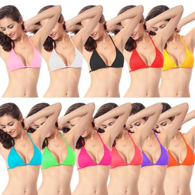 Pads Chest with Top Color Solid Bikini Swimming Womens Sexy