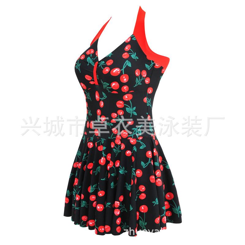 skirt lace-up backless swimsuit beach swimsuit size plus