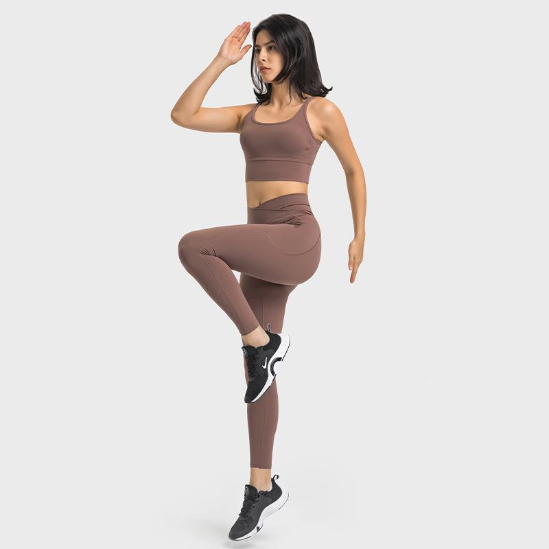 nine-point fitness sports running breathable nude soft thin