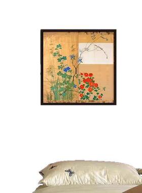 《篱笆》新中式宋美学客厅卧室装饰画中国风复古花卉餐厅壁挂画