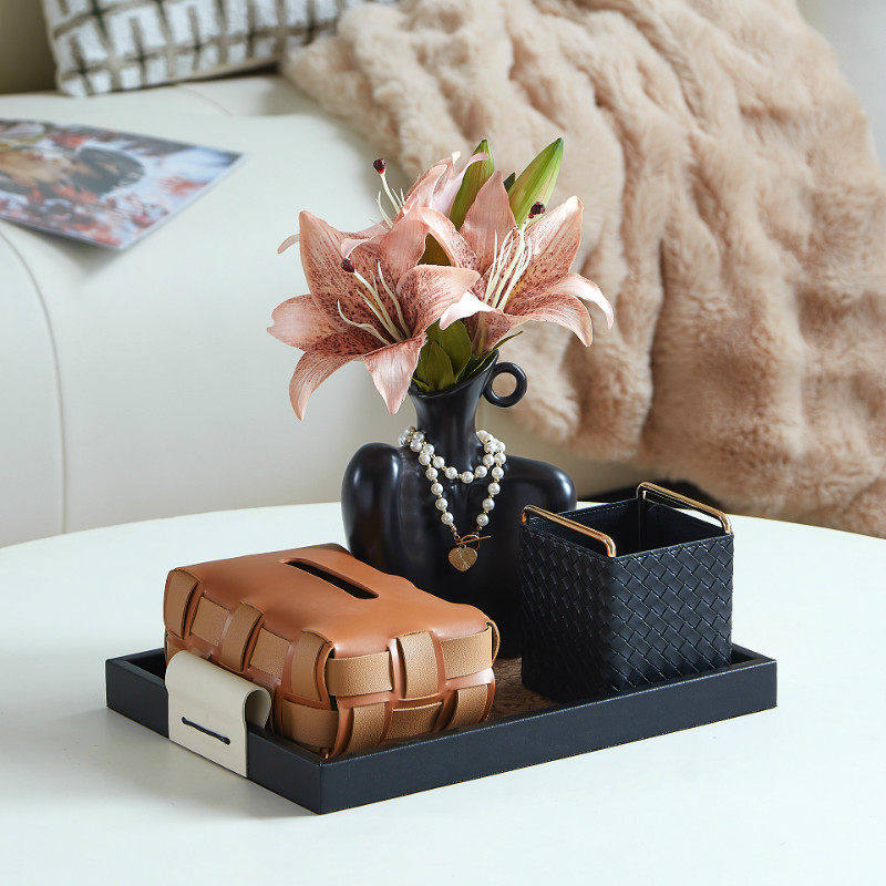 意大利轻奢风皮革纸巾盒收纳盒桌面装饰摆件高端茶几装饰收纳盒,家居饰品,装饰纸巾盒,淘宝优惠券,粉丝福利购,淘宝优惠卷