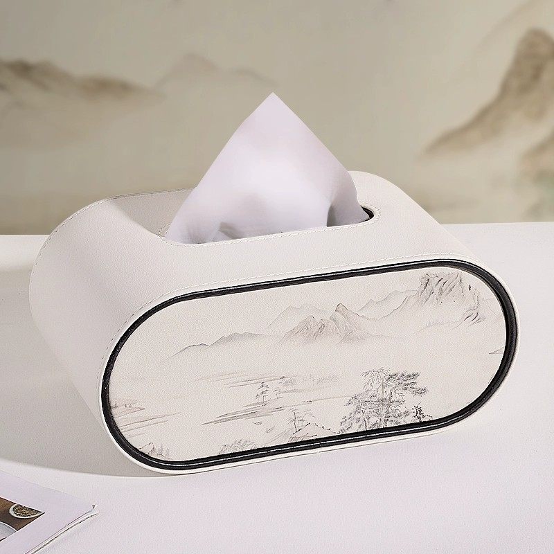 新中式创意纸巾盒客厅轻奢高档抽纸盒高颜值家用桌面餐巾纸收纳盒,家居饰品,装饰纸巾盒,淘宝优惠券,粉丝福利购,淘宝优惠卷