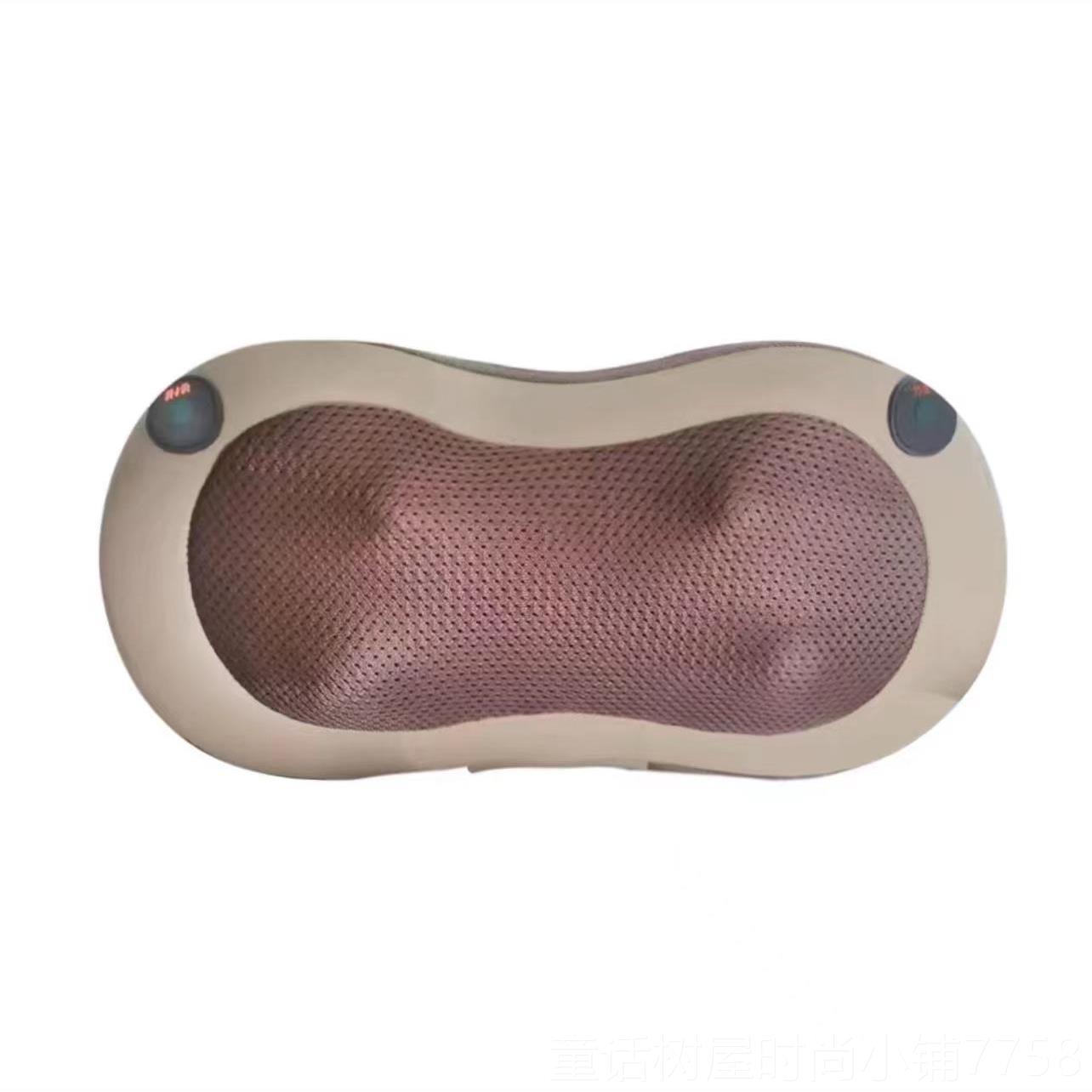正品妙界颈椎腰部背部按摩器功枕按脖仪子摩肩颈多能靠垫热敷舒缓