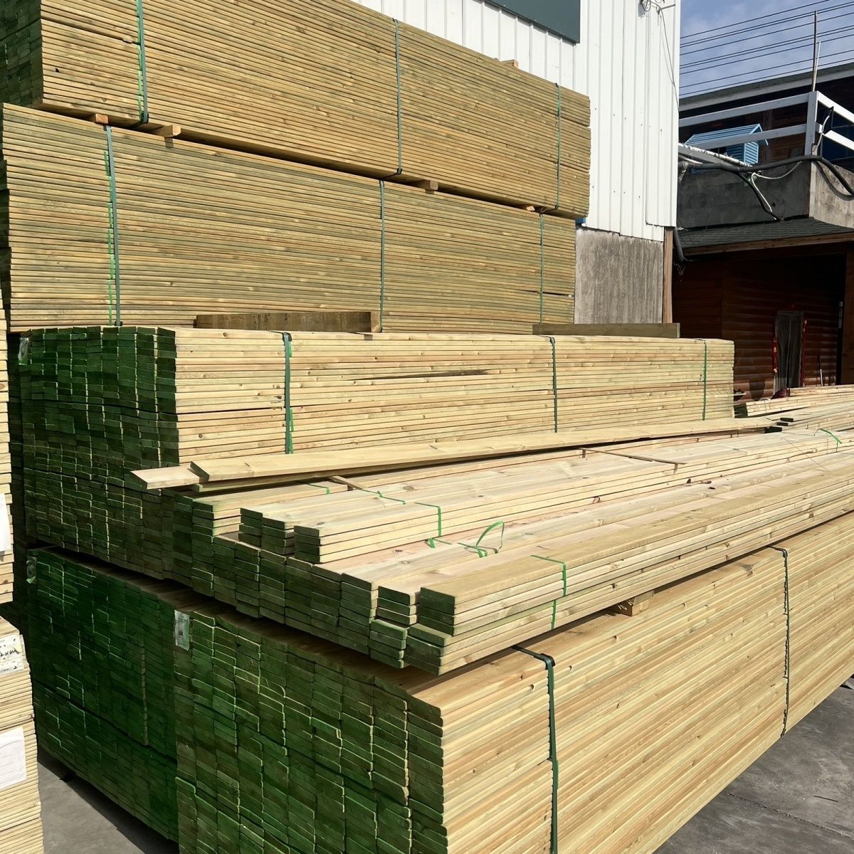 户外樟子松防腐木材料地