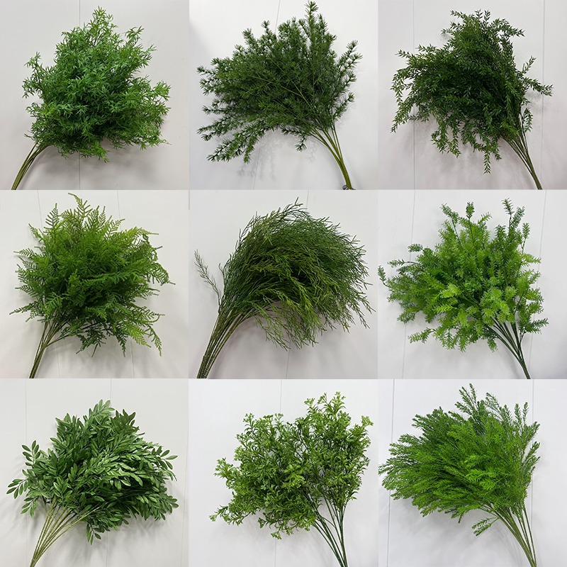 新款森系绿植仿真花芦荀草龙须草图片